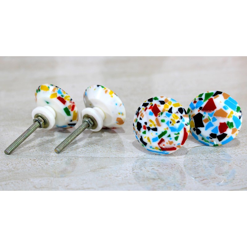 ESPLANADE Cupboard Drawer Door Acrylic Knobs - Set of 4