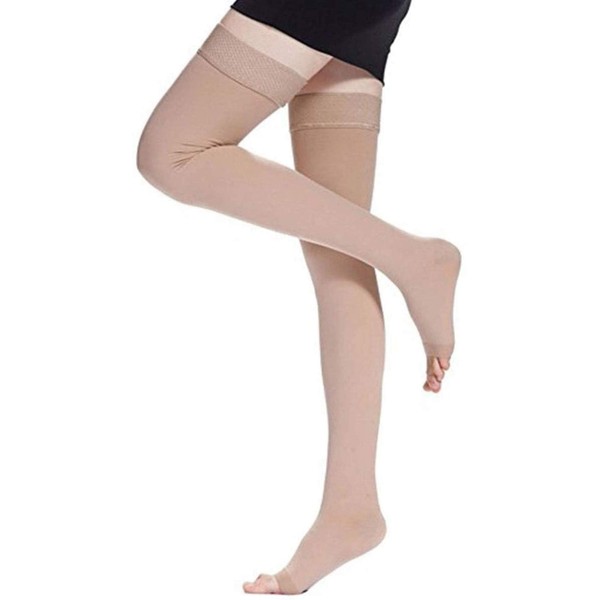 4 PCS Thigh High Compression Sleeves for Women and Men
