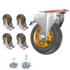 3" Caster Wheels Set of 4, Heavy Duty Casters with