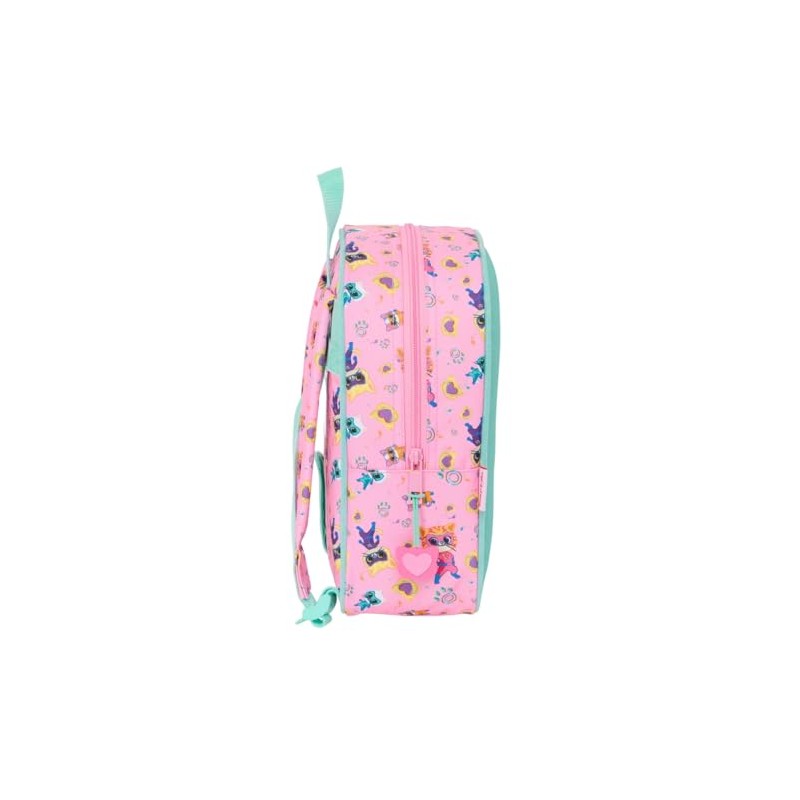 safta Superkitties Children's Backpack, Children's Backpack, School Backpack, Adaptable to