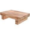 MAGICLULU Elderly Footstool Wood Step Stool Stepping Stool for Adults