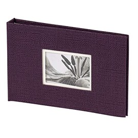 Unitex Photo Album for 40 Photos in 10 x 15 cm Insert Photo Album Memo Album Colour: Purple