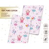 3 Pack Crib Fitted Sheets - 2 Pcs 100% Cotton