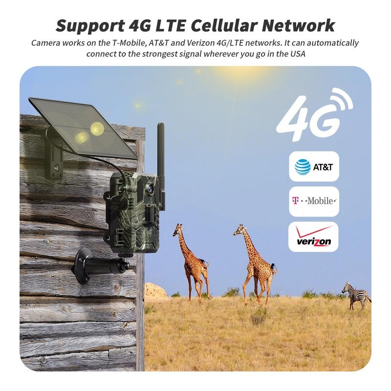[Springtok] 3rd Gen 4G LTE Cellular Trail Cameras with 2K