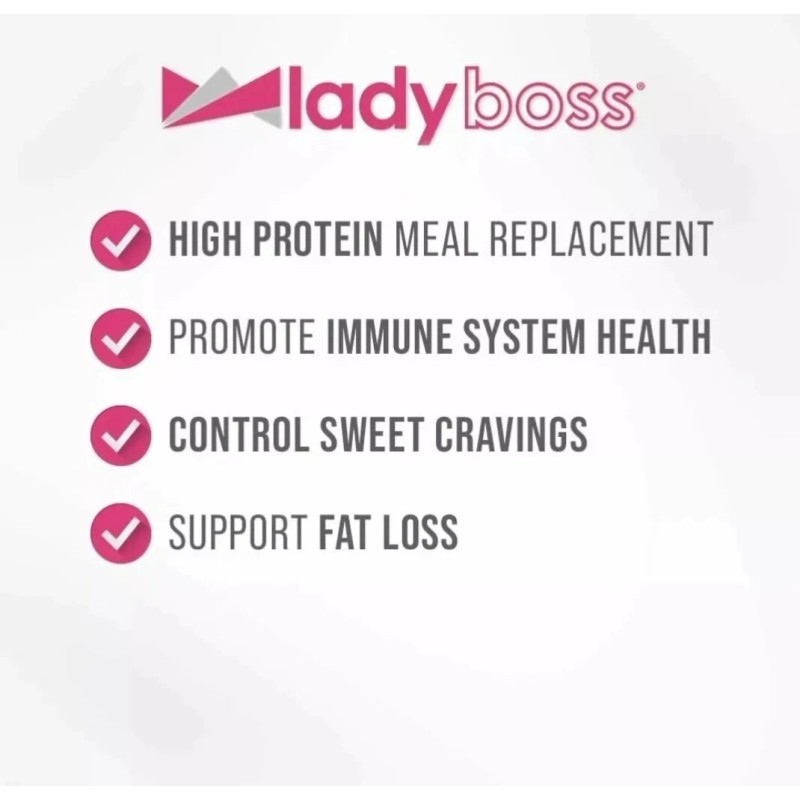 Lady Boss Lean Protein Powder - VANILLA CAKE - New,