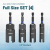 Wing Nut Driver Set -4 Pcs, Wing Nut Driver Bit,