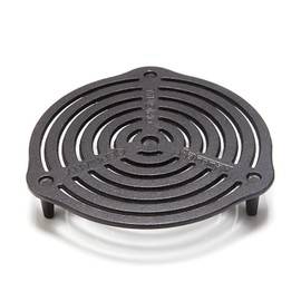 Petromax Cast Iron Stack Grate for Dutch Ovens, Prevent Bottom Burning and Evenly Distribute Heat, Can Also Place Directly in The Campfire or on The Table as a Trivet, 9"