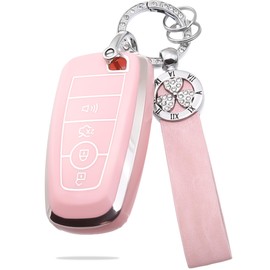 8T69T for Ford Key Fob Cover with Keychain Accessories