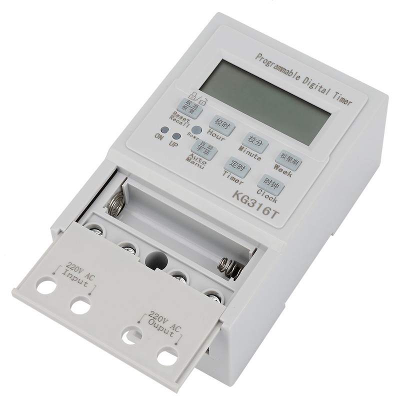 Mini AC 220V 1W 30A Digital Timer Switch Programmable Control