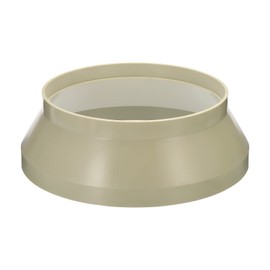 PATIKIL 12" to 10" Duct Reducer Connector, Heating Cooling Ventilation Tube Fire-resistant Increaser Adapter Pipe Fitting for Vent System, Beige 315x250 mm ID