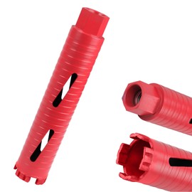 APIOLO 9-1/20" Dry/Wet Multipurpose Diamond Core Drill Bit,1-1/2" Laser Welding Diamond-Coated Hole Saw,for Reinforced Concrete,Brick and Hard Masonry,Heavy-Duty Design and Versatile Compatibility