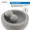 Farberware Professional Granite Molcajete Mortar and Pestle Stone Grinder, 4-Cup