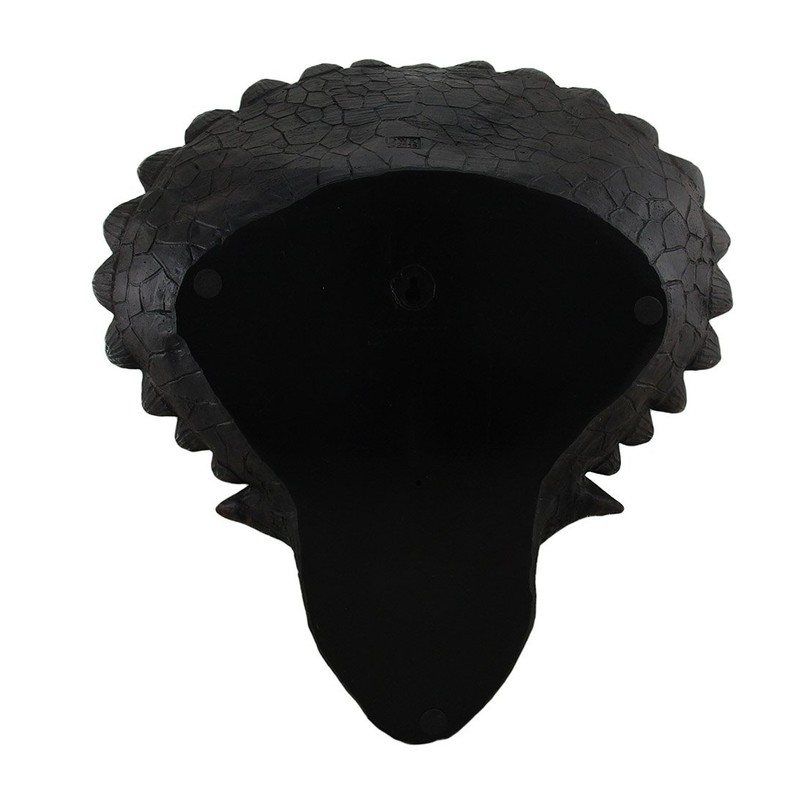 Zeckos Triceratops Trophy Wall Mounted Dinosaur Head Sculpture