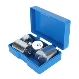 Peso con Doble Gancho, Peso con Gancho, Duradero, Práctico Juego de 7 Piezas con Estuche de Almacenamiento para Trabajos de Laboratorio de Física