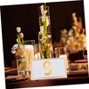 Gatuida 100Pcs Gold Foil Wedding Place Cards Elegant Tent Name