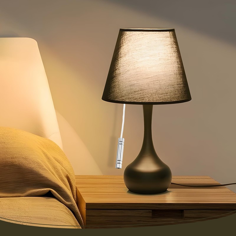 JUGCUT 2Pcs Light Pull Cord Handle for Bathroom, Cylindrical Pull