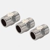 NASHRIO Shower Hose Extender - 3pcs Stainless Steel Connector Hex