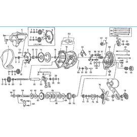Genuine Daiwa Part 17 Tanah Sensor 500 Spool Part Number 14 Part Code 6J608501