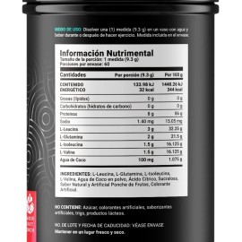 B-Life BCAAs + Glutamina | 60 Tomas | Recuperación y Energía Muscular | Fruit Punch