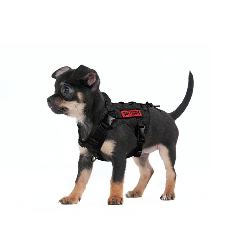 OneTigris Tactical Dog Harness Vest,No-Pull Service Dog Vest with Hook