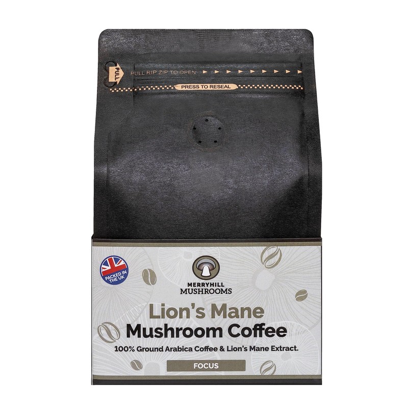 Merryhill Mushrooms - Lion’s Mane Mushroom Ground Coffee - Focus