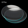 PATIKIL 100 mm Diameter Watch Glass, 6 Packs Beaker Cover
