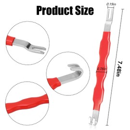 GDMQWSP Automotive Electrical Connector Separator,Terminal Release Remover Tool 13120,Dual End Wiring Harness Disconnect Tool for Most Cars Trucks(Red