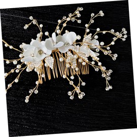 Baluue Creative Hair Comb Delicate Flower Design Elegant Shaped Bridal Headdress for Weddings Festivals and Special Occasions Handmade and