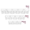 Mobilefox Spice Rack Base Cabinet Holder Suitable for 3 Ankerkraut