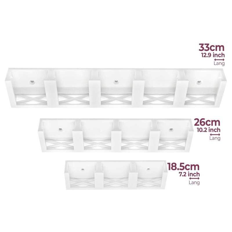 Mobilefox Spice Rack Base Cabinet Holder Suitable for 3 Ankerkraut