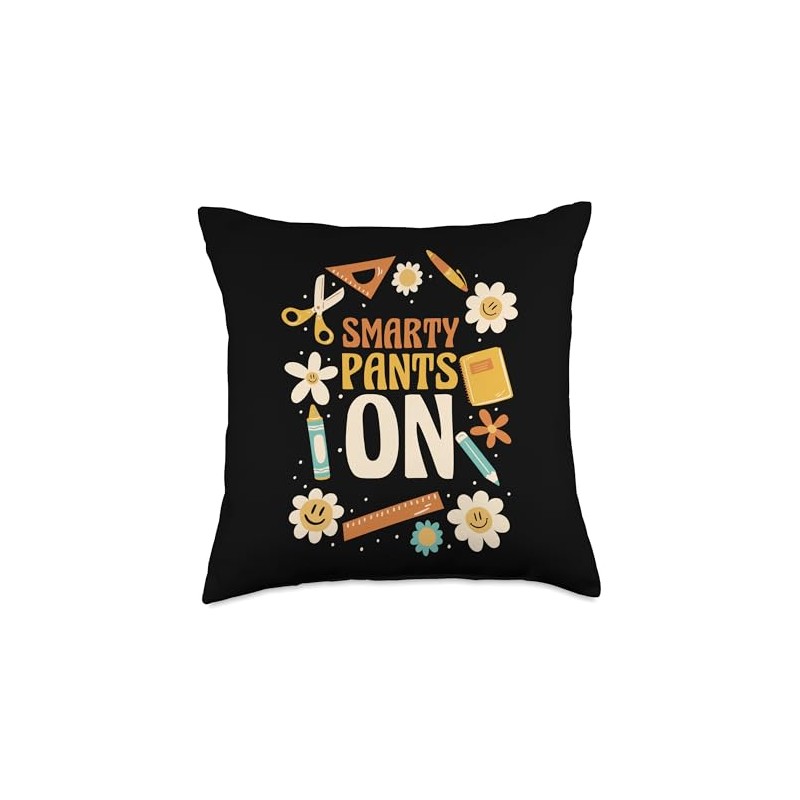 SMARTY PANTS ON Throw Pillow