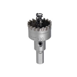 sourcing map 30mm Carbide Hole Cutter, Hole Saws for Stainless Steel Sheet Metal, High Density Carbide Tooth
