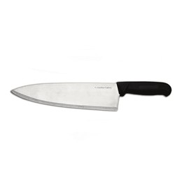 10" Columbia Cutlery Commercial Chef/Cook Knife - Black Fibrox Handle - Razor Sharp and Dishwasher Friendly (10" Black Chef)
