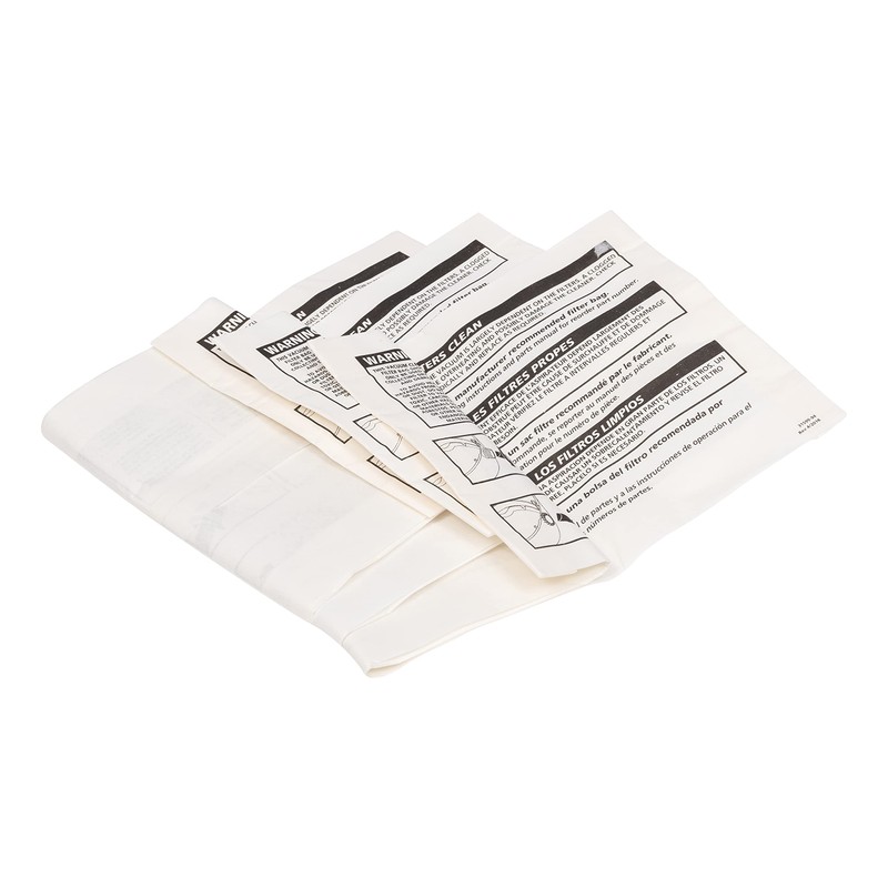 Shop-Vac 90660 Disposable Vacuum Filter Bags, Fits 4 Gallon Tanks,
