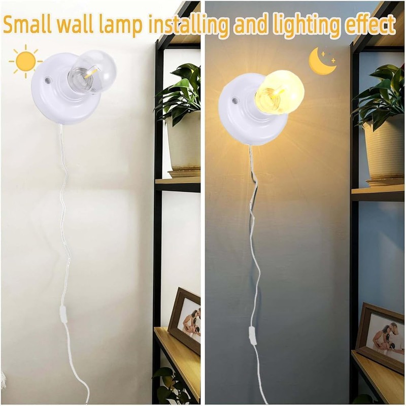 15ft Light Bulb Socket with Cord,E26/ E27 Lamp Base