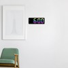 Colorful LED Digital Alarm Clock Large LED Screen Electronic Alarm