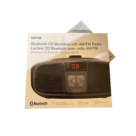 Borne Bluetooth CD Boombox with AM/FM Radio