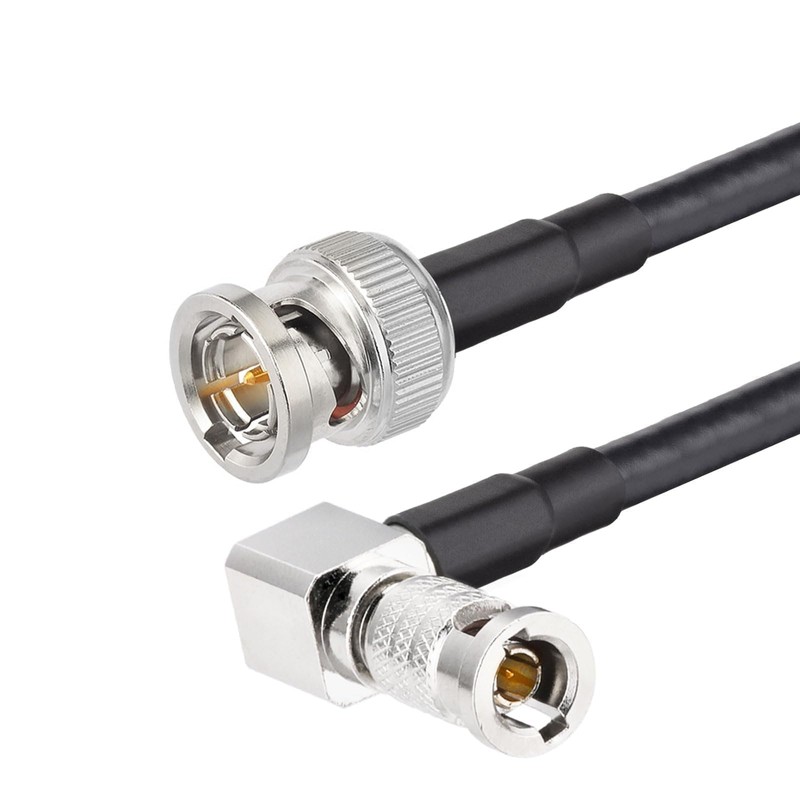 Superbat Belden 3G/6G Micro HD BNC Angle Plug to BNC