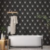 Stencil Revolution Metropolis Flare Pattern Wall Stencil - Large, Reusable