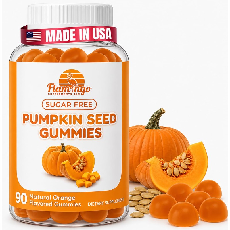 Flamingo Supplements- Gomitas de aceite de semilla de calabaza (4000