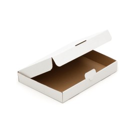 KK Verpackungen® Maxi Letter Boxes, Pack of 50, 305 x 220 x 44 mm White Maxi Letter Shipping Boxes in White, Folding Box for Goods Post, Book Sending Goods