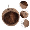 Kisangel Coconut Shell Nest Coconuts Parrot House Bird Nests for