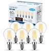 ANWIO G14 LED Globe Filament Bulb E12 Screw Base Dimmable