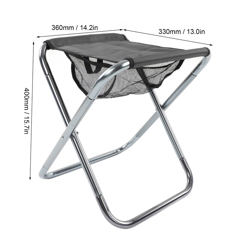 Outdoor Portable Folding Stool Aluminium Alloy Train Painting Camping Folding