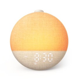 Dreamegg Sunrise 2 Sunrise Alarm Clock, Sound Machine for Sleep, 29 Sounds | White Noise Machine, Gentle Sunrise Alarm, One-Tap Favorites, Dimmable Ni