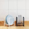modern kitchen plates Organizer/tableware/storage/holder white/small 3ea
