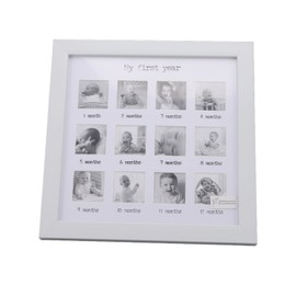 Baby Photo Frame First Year 12 Months Newborn Monthly Photo Frame for Baby Growth Record Baby Keepsake