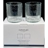 Magenta Citrine Atlas Collection Set of 2 Cocktail Glasses New