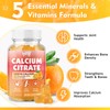 Calcium Citrate Gummies 1200 mg with Vitamin D3, K2, Magnesium,