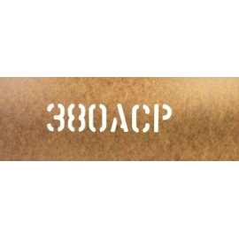 Unbranded 380ACP AMMO CAN STENCIL / GEAR BOX/MAG TAG LABEL Buy one caliber get second FREE